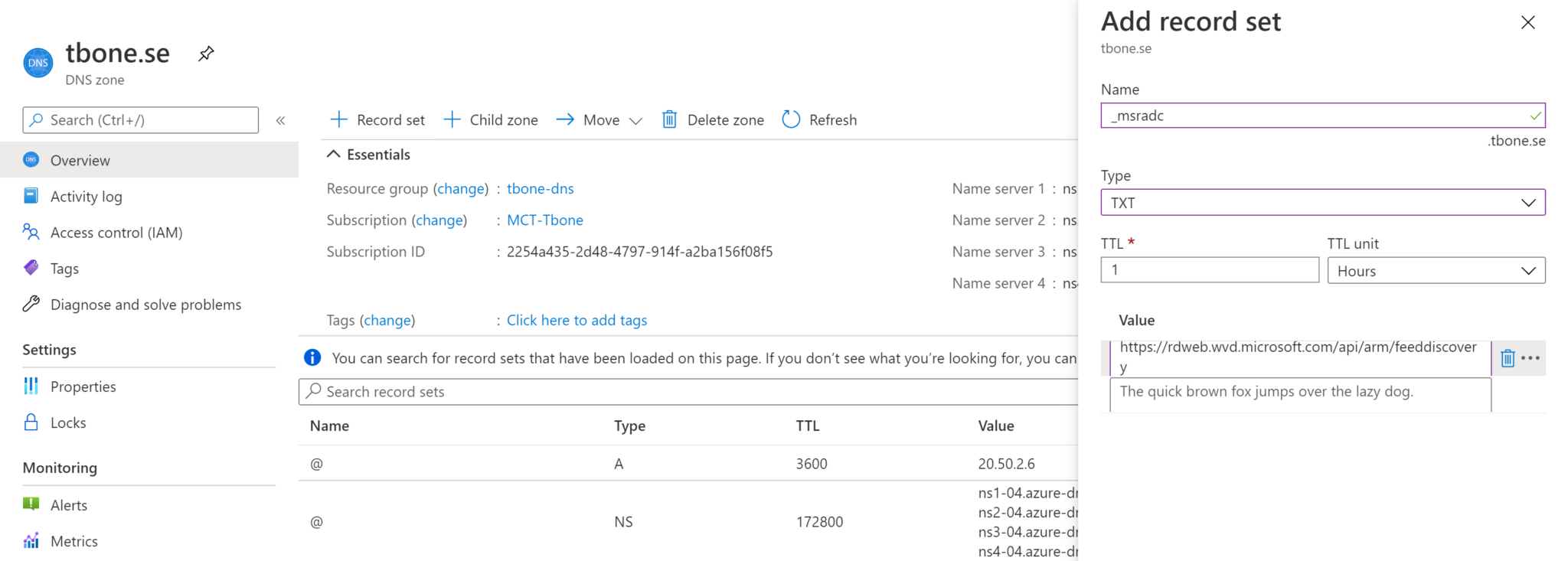Msrd Collect Enable Azure Virtual Desktop Email feed discovery - Mr T-Bone´s Blog